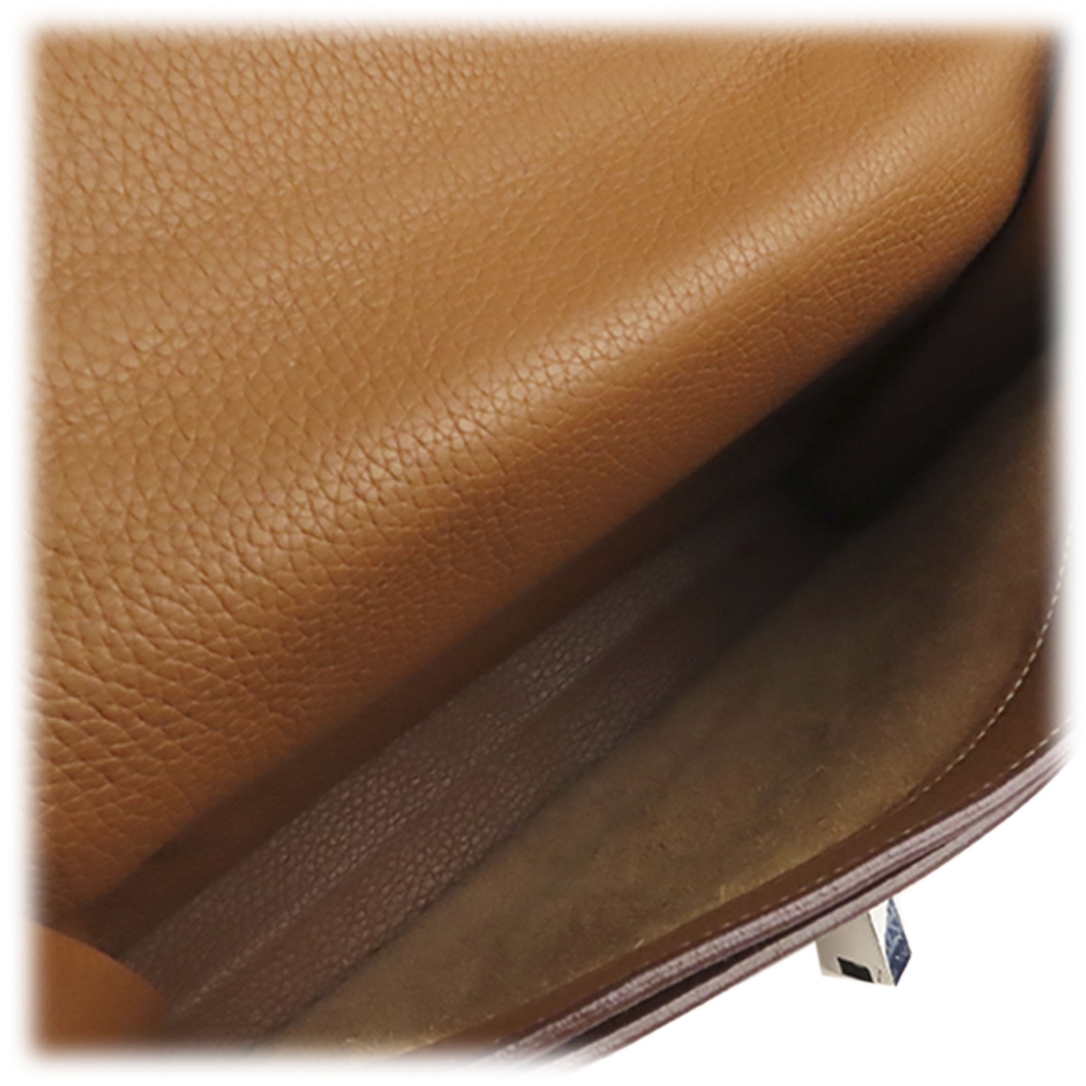 Hermès Togo Sac a Depeches 27 - Brown Handle Bags, Handbags - HER133799