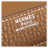 Hermès Vintage - Taurillon Sac a Depeches 27 - Marrone - Valigetta in Pelle