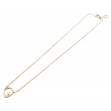 Hermès Vintage - 18k Diamond Vertige Coeur Necklace - Oro Rosa - Collana di Oro