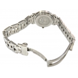 Hermès Vintage - Diamond Clipper Nacre Watch - Argento - Orologio in Acciaio Inossidabile