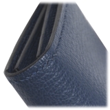 Hermès Vintage - Bearn Leather Card Holder - Blu - Portacarte in Pelle