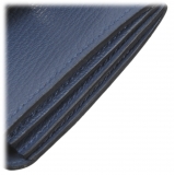 Hermès Vintage - Bearn Leather Card Holder - Blue - Leather Card Holder