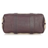 Hermès Vintage - Garden Party PM - Dark Brown Beige - Canvas Handbag