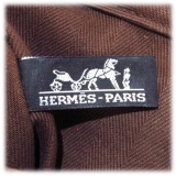 Hermès Vintage - Valparaiso Long PM - Marrone - Borsa in Pelle