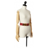 Hermès Vintage - Collier de Chien Belt - Red Gold - Leather Belt