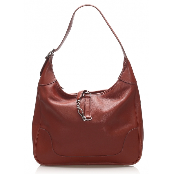 Hermès Vintage - Courchevel Trim II 31 - Brown - Leather Handbag