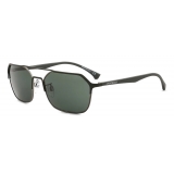 Giorgio Armani - Occhiali da Sole Uomo Forma Squadrata - Verde - Occhiali da Sole - Giorgio Armani Eyewear