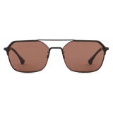 Giorgio Armani - Square Shape Men Sunglasses - Brown - Sunglasses - Giorgio Armani Eyewear