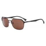 Giorgio Armani - Occhiali da Sole Uomo Forma Squadrata - Marrone - Occhiali da Sole - Giorgio Armani Eyewear