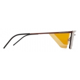 Giorgio Armani - Irregular Shape Men Sunglasses - Brown - Sunglasses - Giorgio Armani Eyewear