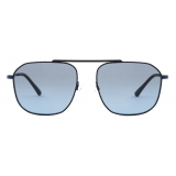 Giorgio Armani - Navigator Shape Men Sunglasses - Blue - Sunglasses - Giorgio Armani Eyewear
