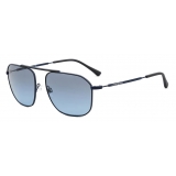 Giorgio Armani - Navigator Shape Men Sunglasses - Blue - Sunglasses - Giorgio Armani Eyewear