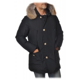 Woolrich - Parka With Detachable Fur - Blue - Jacket - Luxury Exclusive Collection