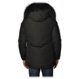 Woolrich - Parka Jacket with Hood and Fox Fur - Black - Jacket - Luxury Exclusive Collection