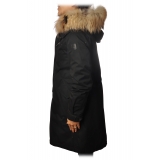 Woolrich - Parka with Fur-Trimmed Hood - Black - Jacket - Luxury Exclusive Collection