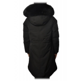 Woolrich - Parka in Materiale Lucido con Cappuccio - Nero - Giacca - Luxury Exclusive Collection