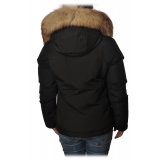 Woolrich - Short Jacket with Fur-Trimmed Hood - Black - Jacket - Luxury Exclusive Collection