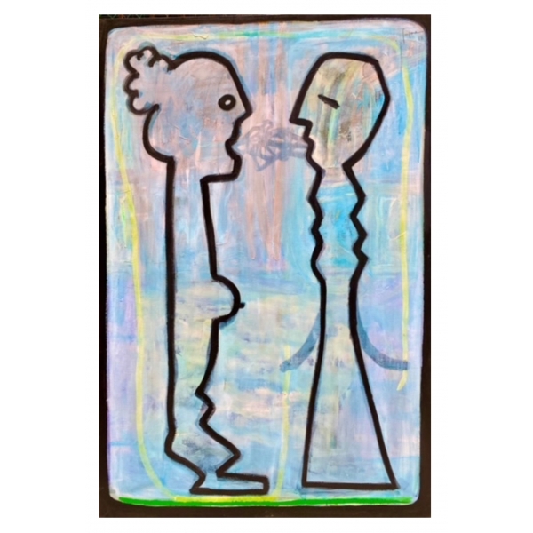 Exclusive Art - Gaspare Manos - Iron Couple Nº 1 - Installazione