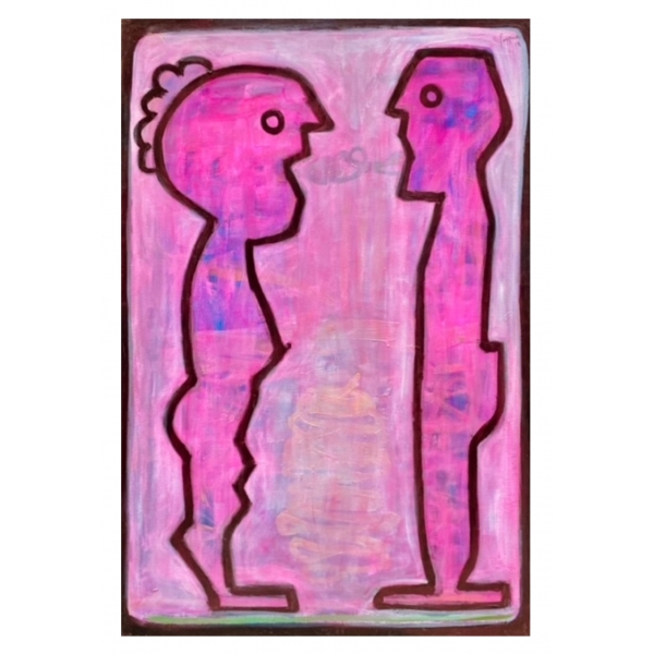 Exclusive Art - Gaspare Manos - Iron Couple Nº 2 - Installation