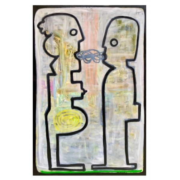 Exclusive Art - Gaspare Manos - Iron Couple Nº 3 - Installazione