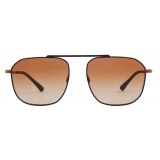Giorgio Armani - Occhiali da Sole Uomo Forma Navigator - Cammello - Occhiali da Sole - Giorgio Armani Eyewear