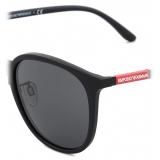 Giorgio Armani - Panthos Shape Men Sunglasses - Anthracite - Sunglasses - Giorgio Armani Eyewear