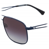 Giorgio Armani - Pilot Shape Men Sunglasses - Midnight Blue - Sunglasses - Giorgio Armani Eyewear