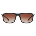 Giorgio Armani - Rectangular Shape Men Sunglasses - Brown - Sunglasses - Giorgio Armani Eyewear