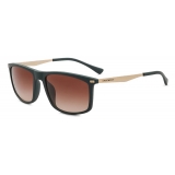 Giorgio Armani - Rectangular Shape Men Sunglasses - Brown - Sunglasses - Giorgio Armani Eyewear