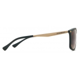 Giorgio Armani - Rectangular Shape Men Sunglasses - Brown - Sunglasses - Giorgio Armani Eyewear