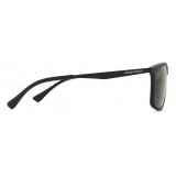 Giorgio Armani - Rectangular Shape Men Sunglasses - Anthracite - Sunglasses - Giorgio Armani Eyewear