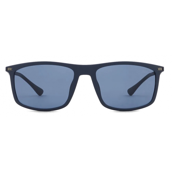 Giorgio Armani - Rectangular Shape Men Sunglasses - Blue - Sunglasses - Giorgio Armani Eyewear