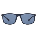 Giorgio Armani - Rectangular Shape Men Sunglasses - Blue - Sunglasses - Giorgio Armani Eyewear