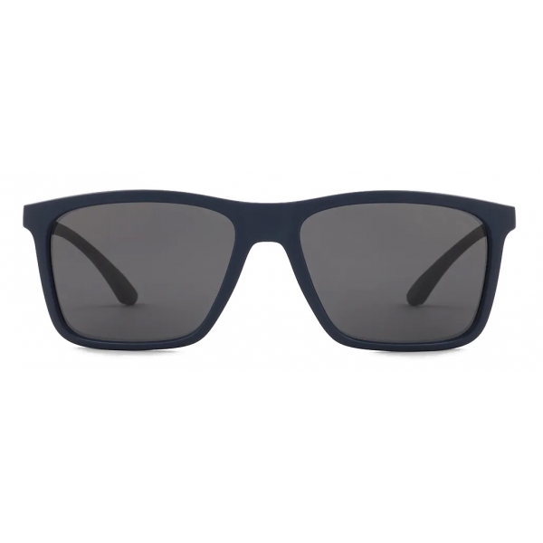 Giorgio Armani - Rectangular Shape Men Sunglasses - Blue - Sunglasses - Giorgio Armani Eyewear