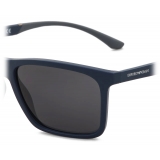 Giorgio Armani - Rectangular Shape Men Sunglasses - Blue - Sunglasses - Giorgio Armani Eyewear