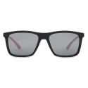 Giorgio Armani - Rectangular Shape Men Sunglasses - Anthracite - Sunglasses - Giorgio Armani Eyewear