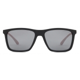 Giorgio Armani - Rectangular Shape Men Sunglasses - Anthracite - Sunglasses - Giorgio Armani Eyewear