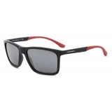 Giorgio Armani - Rectangular Shape Men Sunglasses - Anthracite - Sunglasses - Giorgio Armani Eyewear