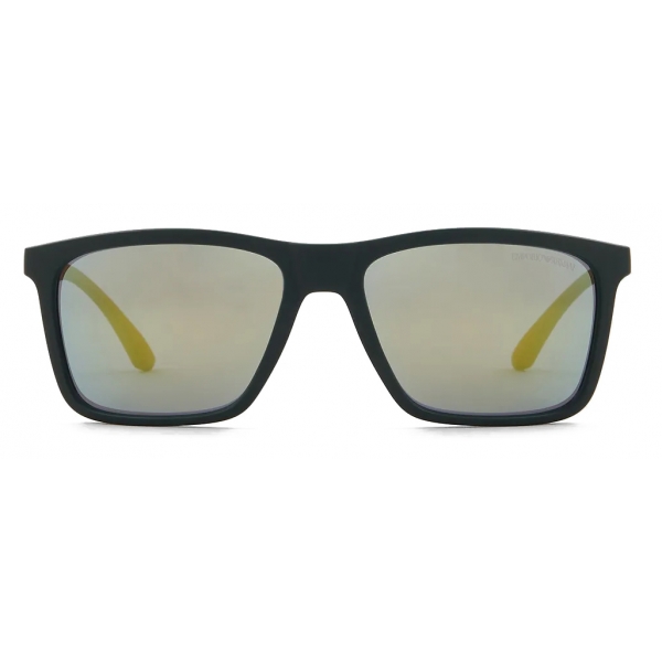 Giorgio Armani - Occhiali da Sole Uomo Forma Rettangolare - Verde - Occhiali da Sole - Giorgio Armani Eyewear