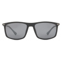 Giorgio Armani - Rectangular Shape Men Sunglasses - Grey - Sunglasses - Giorgio Armani Eyewear