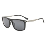 Giorgio Armani - Occhiali da Sole Uomo Forma Rettangolare - Grigio - Occhiali da Sole - Giorgio Armani Eyewear