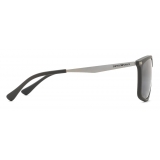 Giorgio Armani - Rectangular Shape Men Sunglasses - Grey - Sunglasses - Giorgio Armani Eyewear