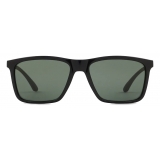 Giorgio Armani - Rectangular Shape Men Sunglasses - Black - Sunglasses - Giorgio Armani Eyewear