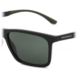 Giorgio Armani - Rectangular Shape Men Sunglasses - Black - Sunglasses - Giorgio Armani Eyewear