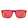 Giorgio Armani - Occhiali da Sole Uomo Forma Squadrata - Rosso - Occhiali da Sole - Giorgio Armani Eyewear