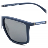 Giorgio Armani - Square Shape Men Sunglasses - Navy Blue - Sunglasses - Giorgio Armani Eyewear