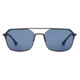 Giorgio Armani - Occhiali da Sole Uomo Forma Squadrata - Blu - Occhiali da Sole - Giorgio Armani Eyewear