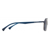 Giorgio Armani - Occhiali da Sole Uomo Forma Squadrata - Blu - Occhiali da Sole - Giorgio Armani Eyewear