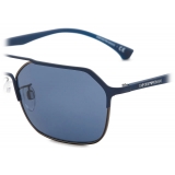 Giorgio Armani - Occhiali da Sole Uomo Forma Squadrata - Blu - Occhiali da Sole - Giorgio Armani Eyewear