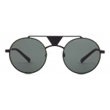 Giorgio Armani - Occhiali da Sole Uomo Forma Tonda - Verde - Occhiali da Sole - Giorgio Armani Eyewear